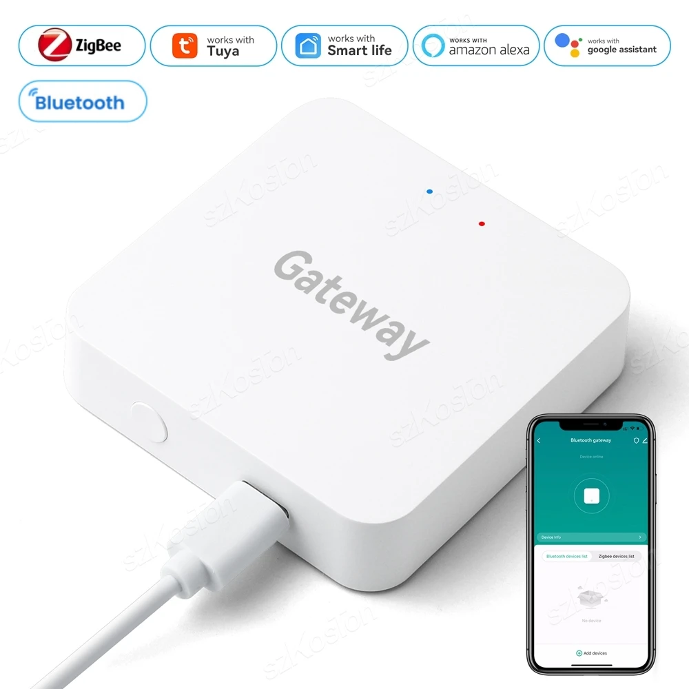 Tuya Wireless ZigBee Smart Home Hub with App Remote Control