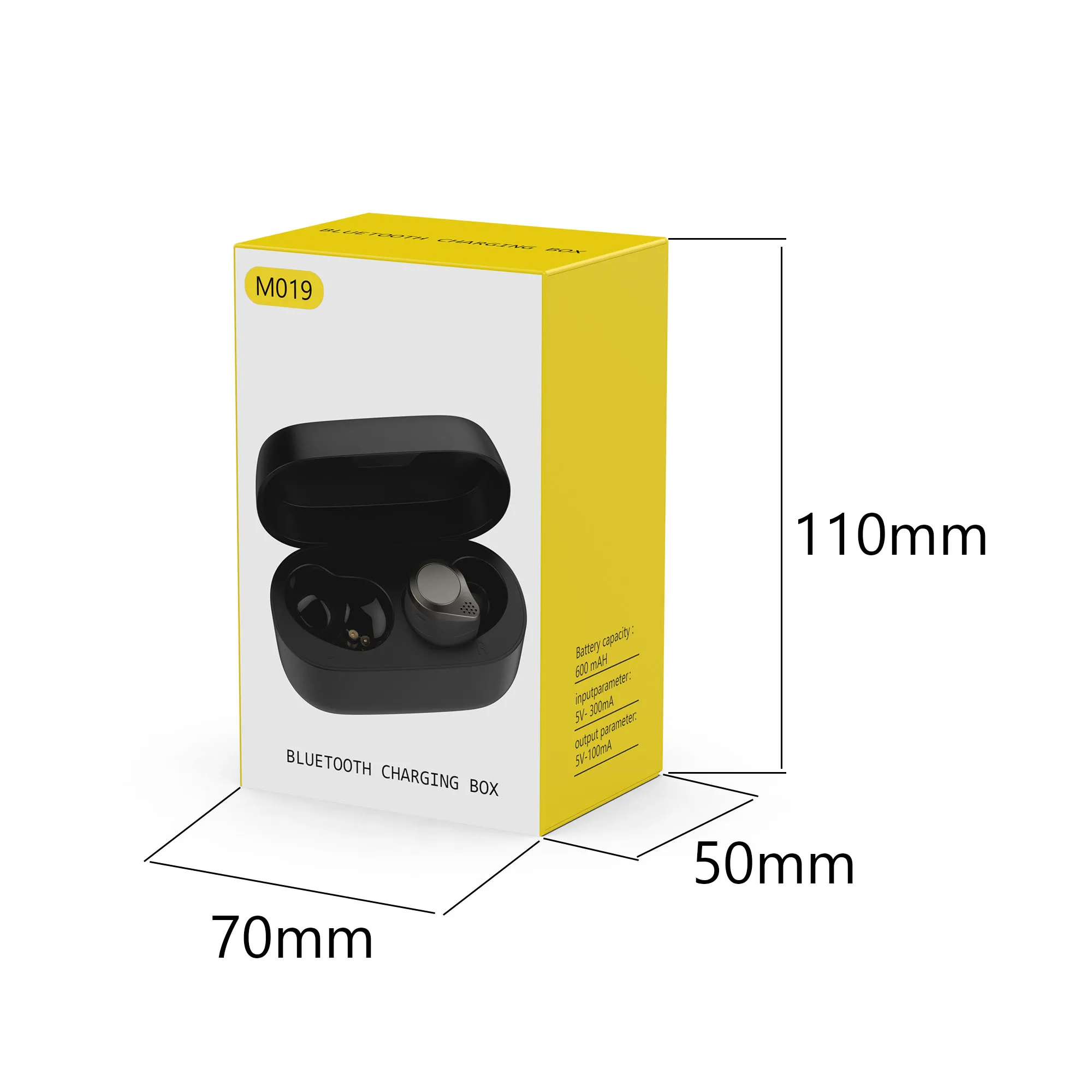 Charging Compartment For Jabra Elite 75T Headset Storage And Charging Case For Jabra Active 75T