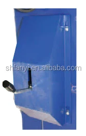 3.0 4.0톤 듀얼 유압 실린더 구동 전기차 리프트 (차고용, 바닥 공간 절약형, 2포스트 리프트, 수동 한쪽 해제)