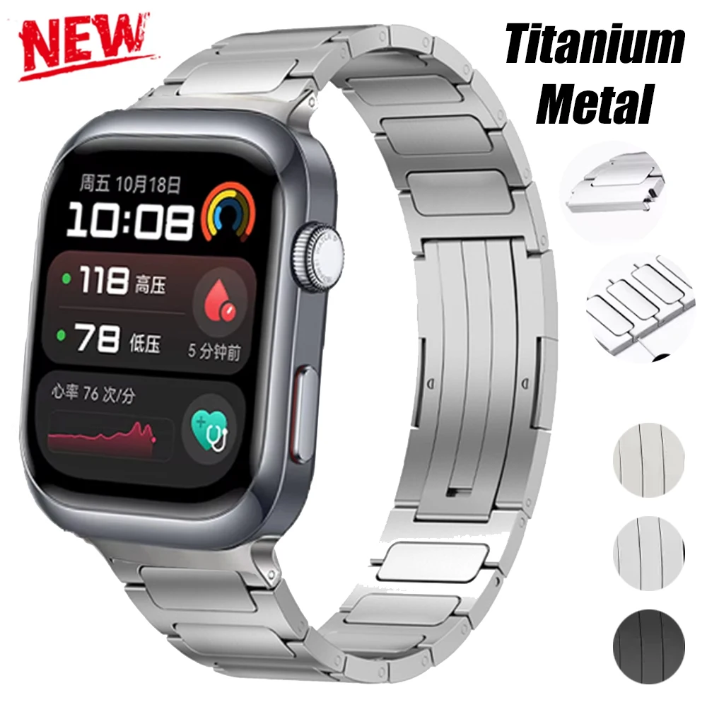 Titanium Business Bracelet Wristband - Premium Stainless Steel Metal Band