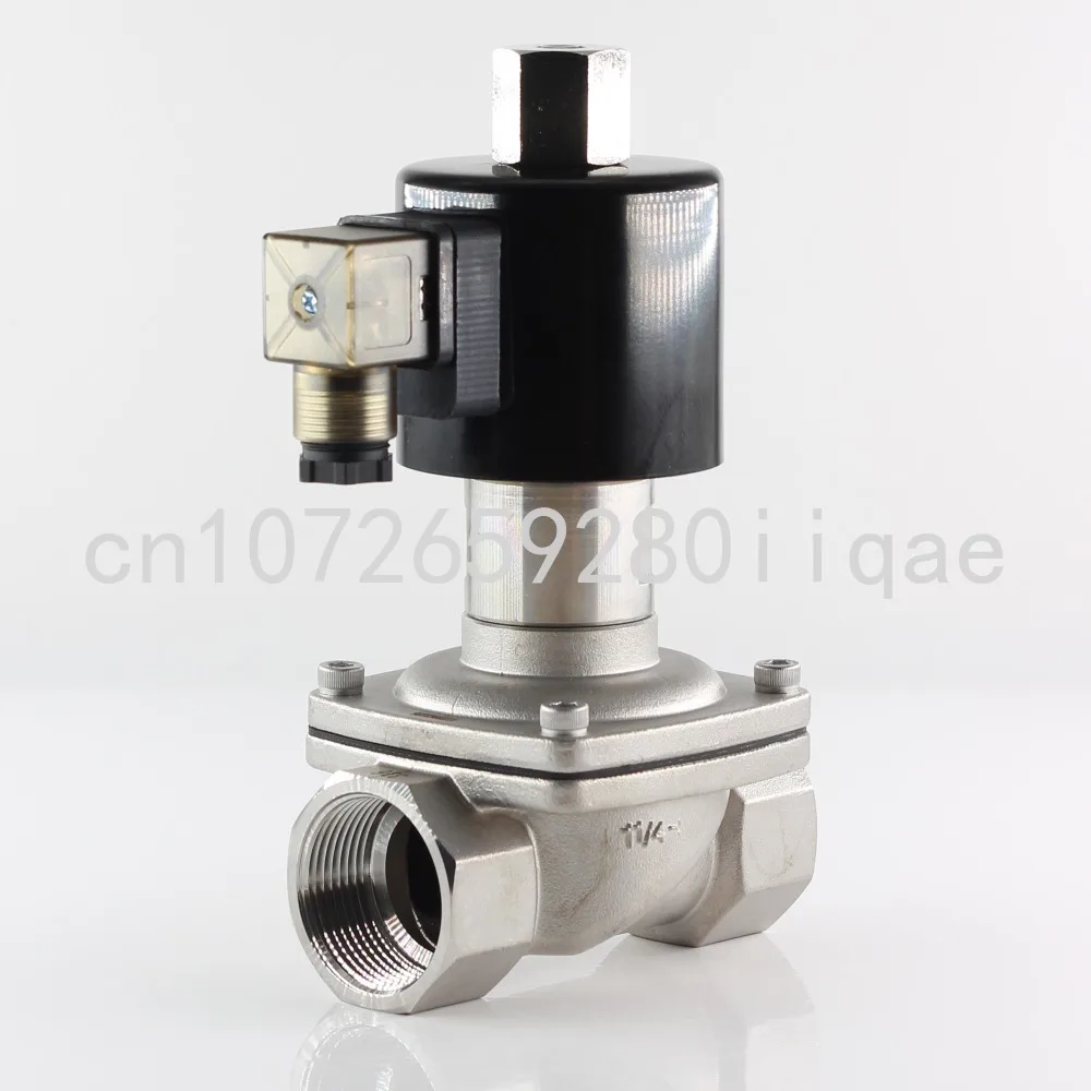 

Zs 2/2-way Direct Acting Normally Open Solenoid Valve,stainless Steel Body, Hot Water Air Gas Oil Etc,220vac 24vdc Dn32 G1-1/4"