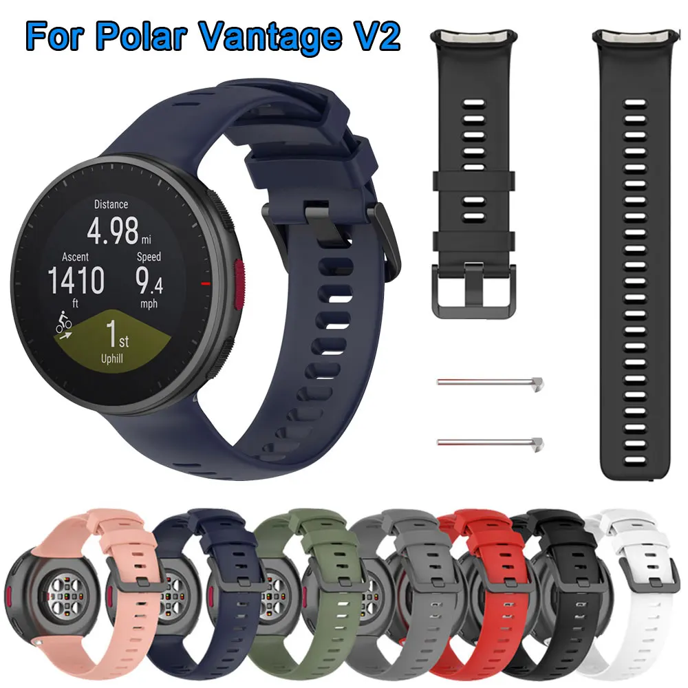 Double Color Strap For Polar Vantage V2 band Smartwatch Quick Release  Wristband For Vantage V2 Bracelet correa accessories