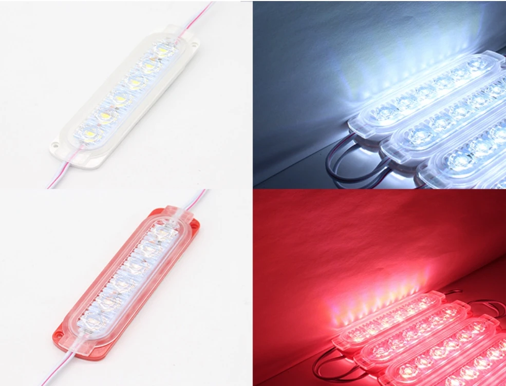 Description Picture 4 of itemUltra-thin LED Warning Light 6 LED Grille Signal Lights Truck Stop Lamp Trailer Indicator Advertising light Guide Plate 24V