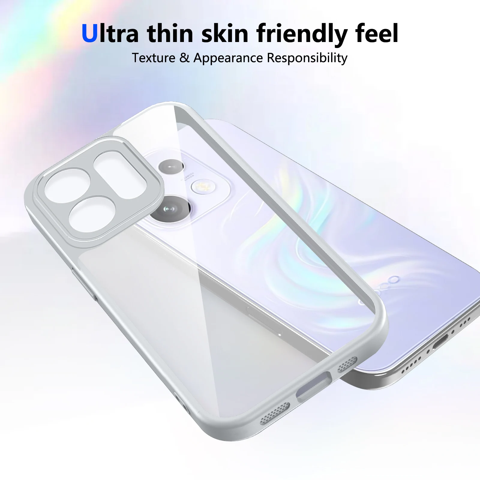 Luxury Transparent Shockproof Bumper Case Cover