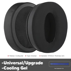 Premium Replacement Ear Pads for Over-Ear Headphones - Enhanced Comfort Ear Cushions (Cooling Gel)