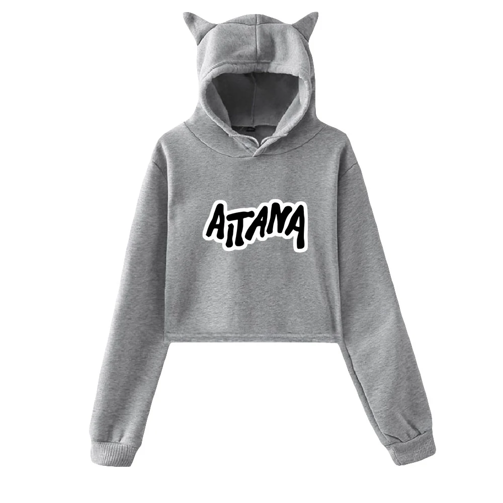 

Aitana Ocana Short Hoodie Hip Hop Tops Women Girl Short Hoodied Unique Fashion Clothes Short Sweater Singer Sweater