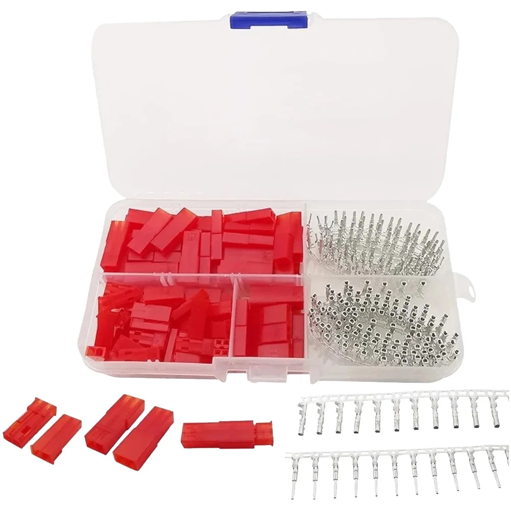 JST SYP 크림프 터미널 커넥터 키트, 수 암 하우징 커넥터, 2 핀 2.54MM, 300 개, 420 개
