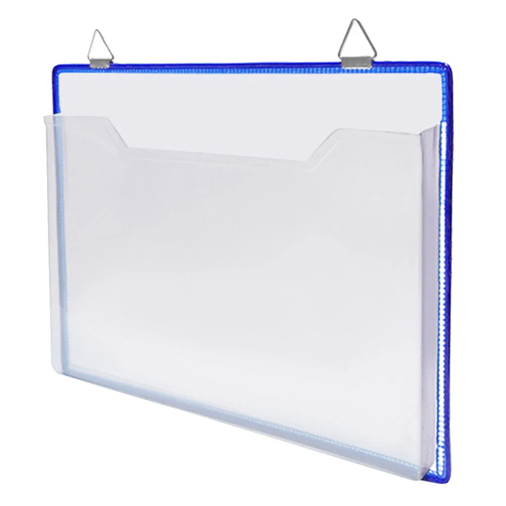 

File Storage Bag Wall-mounted Folder Hanging Organizer Rack for Home Plastic Thickened