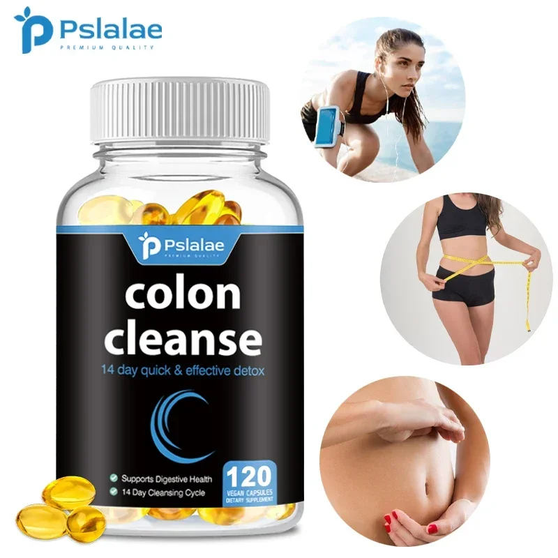 

Colon Cleanse - Promotes Detoxification and Digestion, Relieves Constipation, Contains Probiotics and Digestive Enzymes