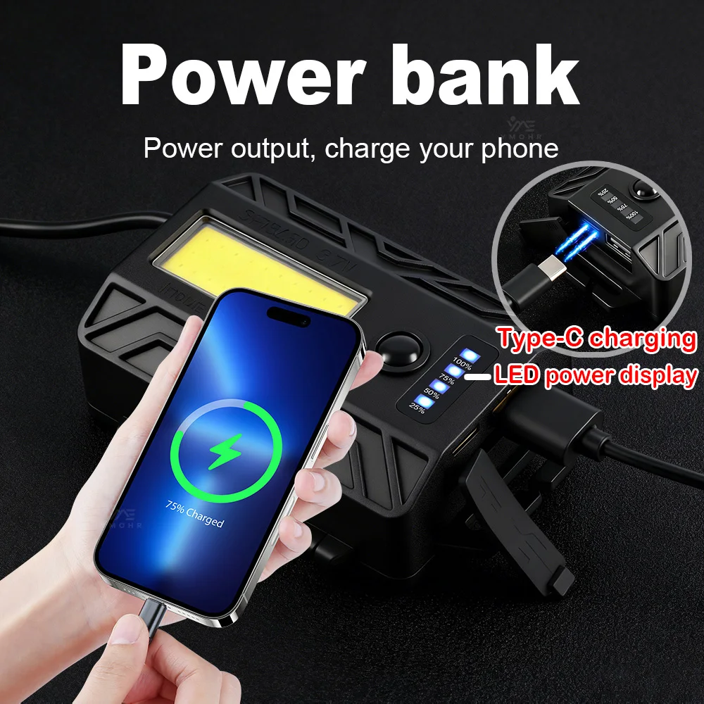 강한 빛 헤드 손전등 줌이 가능한 헤드라이트 18650 USB 충전식 LED 전면 램프 방수 헤드램프 하이킹 캠핑 랜턴