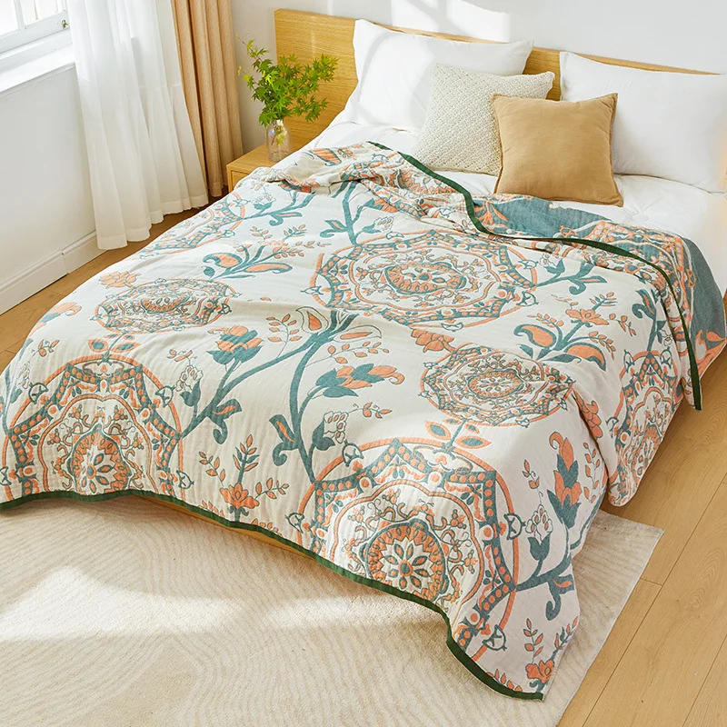 Summer Thin Blankets And Throws 100 Cotton Gauze Towel Cool Quilt