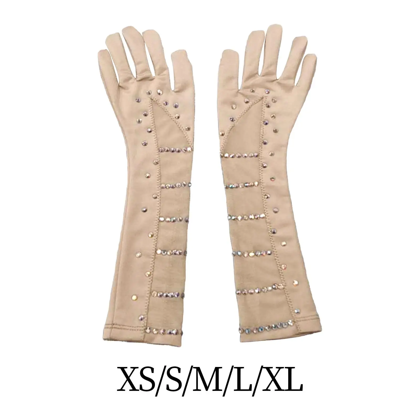 

Ice Skating Gloves, Winter Skate Gloves for Women Girls, Durable Figure Skating Gloves