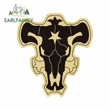  EARLFAMILY 13cm x 11.7cm for Black Clover Black Bulls Car Stickers Vehicle Trunk Laptop Occlusion Scratch Waterproof Decal Decor 
