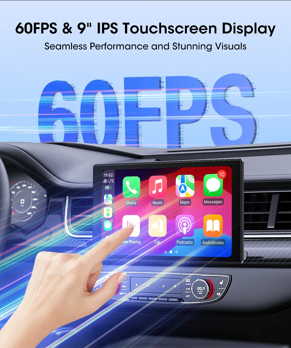 7/8/9 بوصة دعم التوجيه والصورة راديو مرآة السيارة اللاسلكي Carplay أندرويد السيارات الوسائط المتعددة مشغل فيديو شاشة عالمية