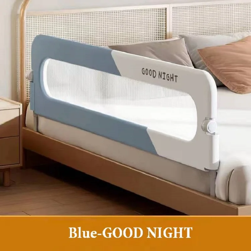 Indoor Foldable Baby Bed Guardrail Bedroom Railings for Children Sleeping Protective Barrier Rail Anti-Fall Safety Infant Fence bed barrier