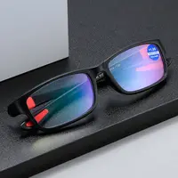 Reading Glasses Men Women Sports Anti-blue Light Reading Eyewear Black Red TR90 Frame Presbyopia Eyeglasses +100 to+400 glasses 2