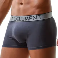 Sous-vêtements pour hommes Modal Push Up boxeurs Shorts Homme respirant balle séparation poche culotte Homme caleçon Cueca Calzoncillo 2