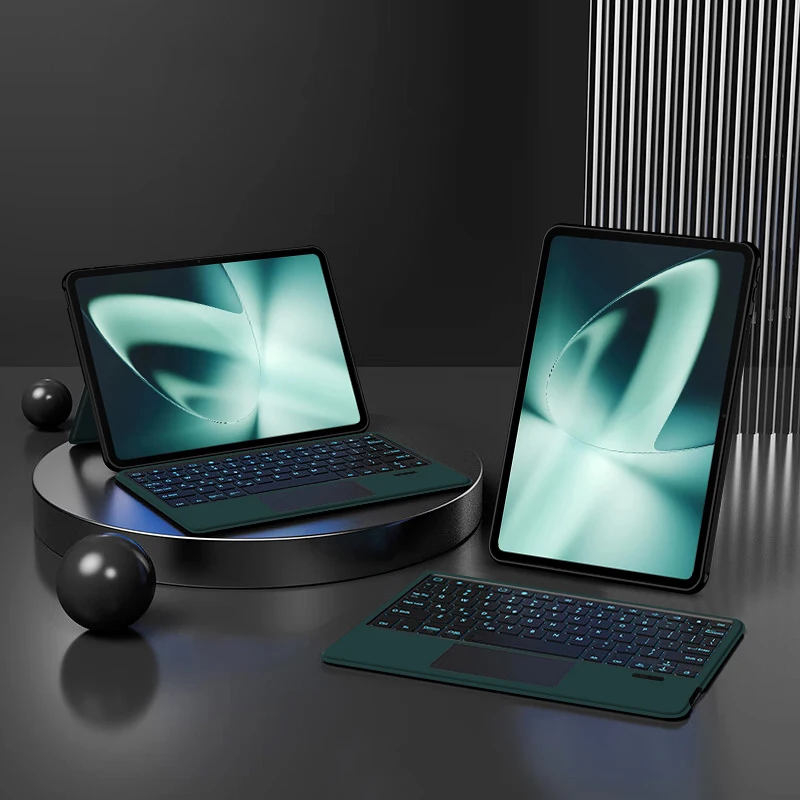 Capa de Teclado Removível para Oneplus Pad Tablet Português Árabe Espanhol Alemão Francês Hebraico 10.1 Pad 2023 11.61 - Imagem 5