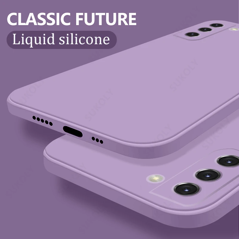 Premium Liquid Silicone Soft Phone Case - Durable TPU Protective Cover