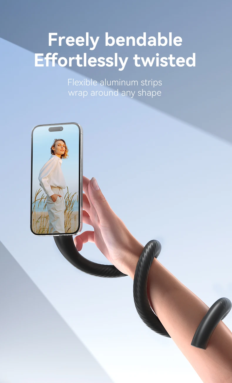 Magnetic Flexible Phone Mount Clamp Stand Phone Holder for iPhone 16 15 14 13 12