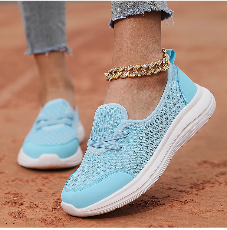 Frauen Sneaker 2025, Neue Frau Schuhe Leichte Herbst Turnschuhe Mesh Casual Sport Zapatillas De Mujer Weiß Schuhe Frauen – Detail 11