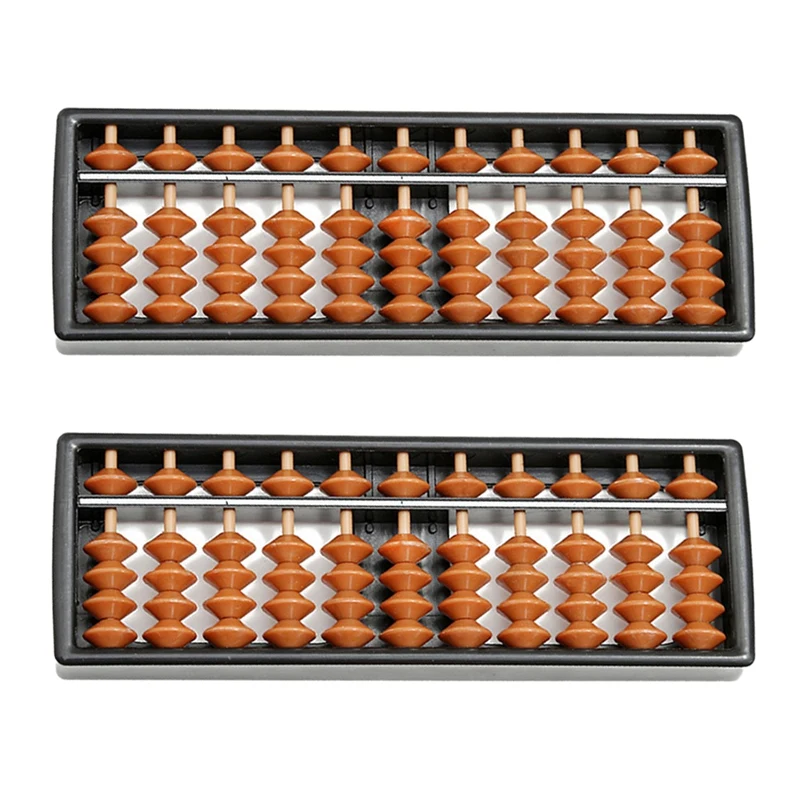

2X Abacus Toy 11 Digits Kid School Learning Math Arithmetic Toy Chinese Traditional Abacus Educational Toys For Children