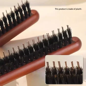 Pettine Volumizzante per Capelli con Manico, Spazzola Antistatica per Barbiere, Pettine per Massaggio del Cuoio Capelluto, Strumento per lo Styling da Parrucchiere