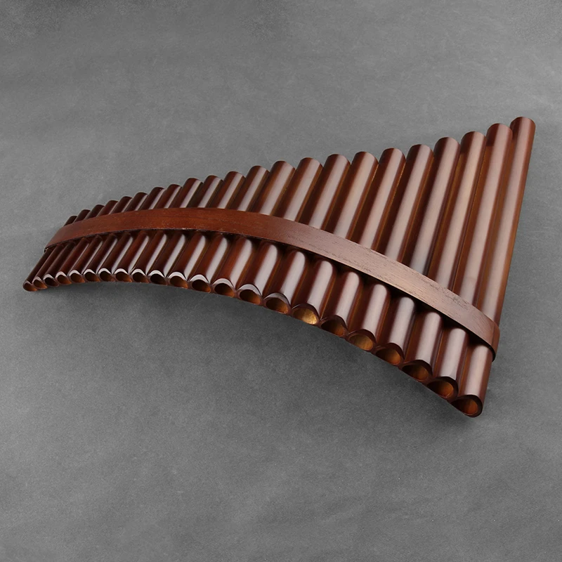 25 Pipes G Key Traditional Natural Bamboo Wind Musical Instrument Pan Flute Woodwind High Quality