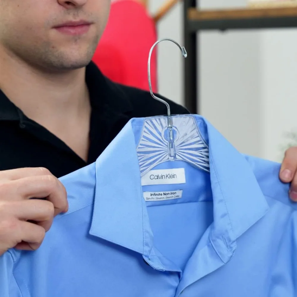 Clothes Hangers Plastic Set of 12 Pack Heavy Duty Hangers Dresses, T-Shirts Shirt Dress Blouse Hangers for Closet Organization C