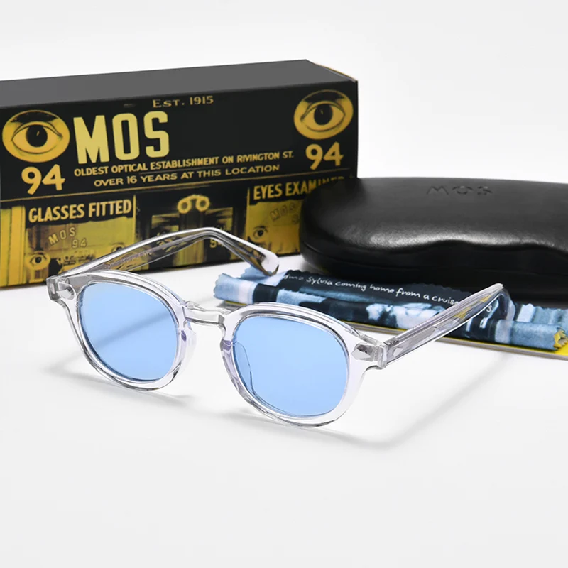 Johnny Depp Polarized Sunglasses Man Round Lemtosh Sun Glasses Woman Luxury Brand Vintage Acetate Frame Night Vision Goggles night vision sunglasses,night vision glasses