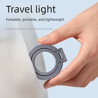 360° Rotation Magnetic Finger Ring Phone Holder Aluminum Alloy Foldable for IPhone 17 16 15 14 13 12 Pro Max 2