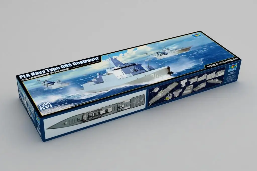

Набор пластиковых моделей Trumpeter 03620, модель 1/200, пла, ВМС, модель 055, Разрушитель