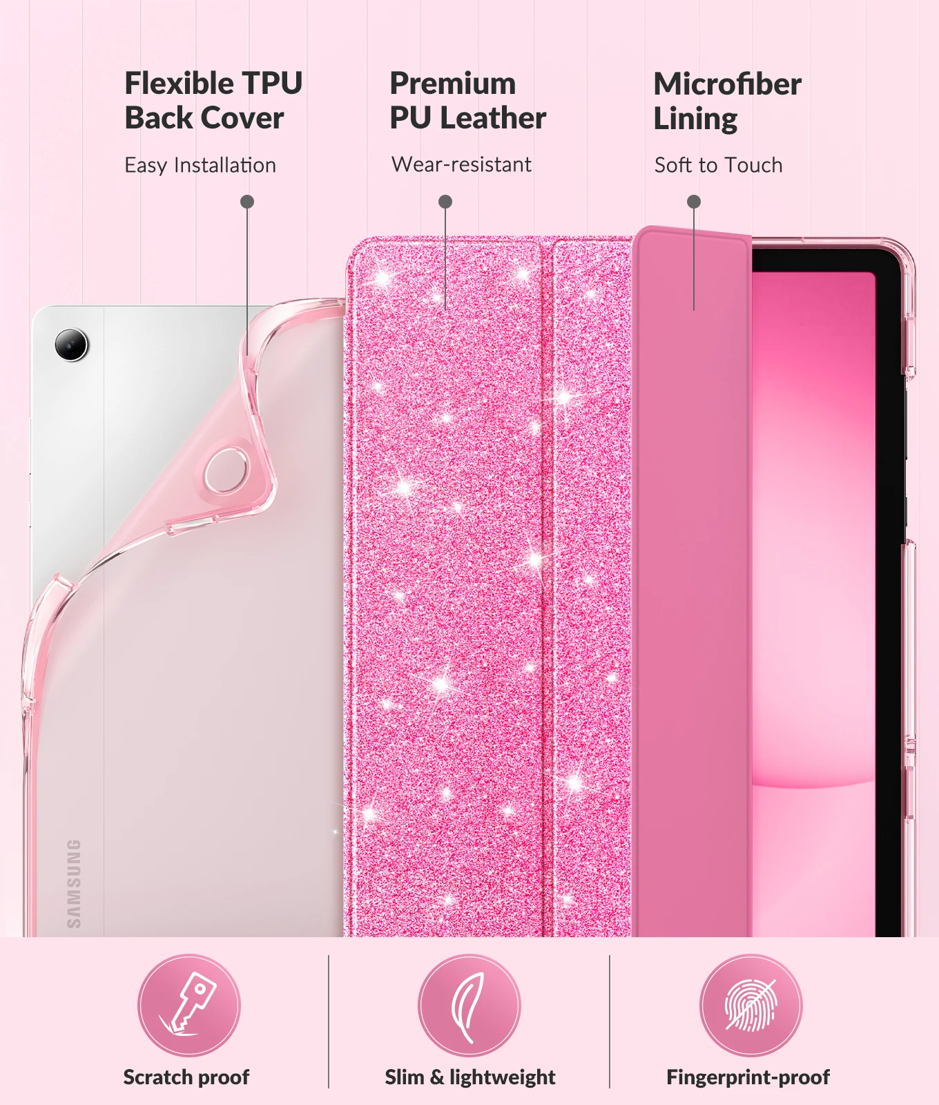 Translucent Soft TPU Protective Tablet Case - 11 Inch