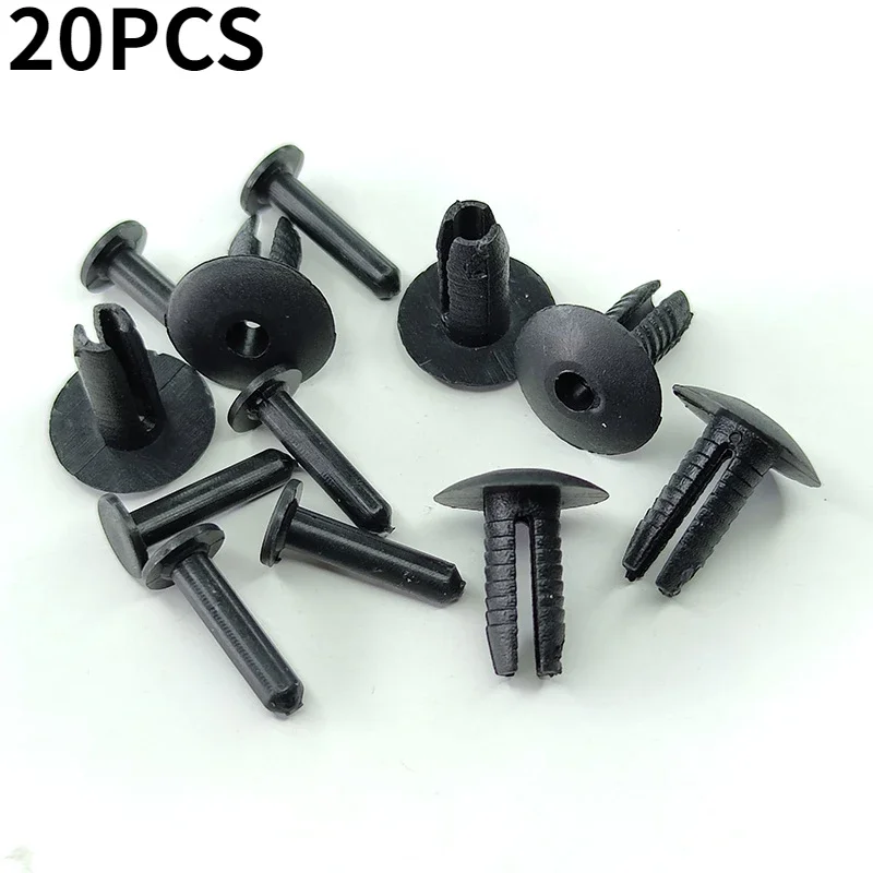 50 Clips Retención Parachoques Mercedes-Benz A9109910000 - Para Sprinter MK3, Moldura Exterior, Plástico Blanco