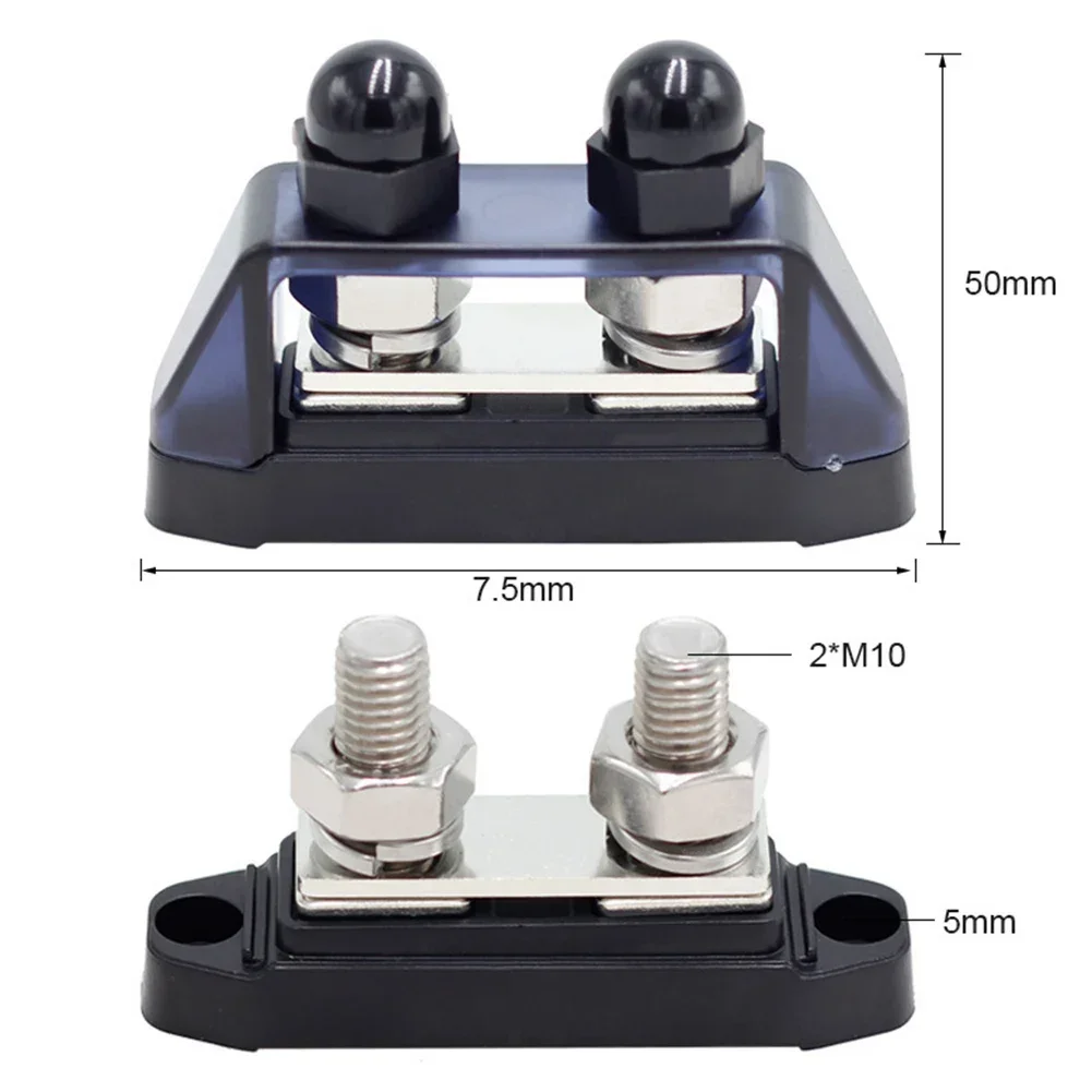 Connecting Batteries Automotive Power Connector Battery Junction Post Efficient Power Distribution Block 3 8 Inch