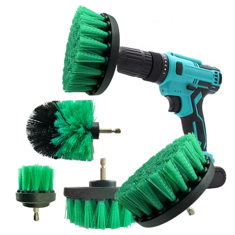 DrillBrushAttachmentWashCleaningBrushesToolKitwithExtension