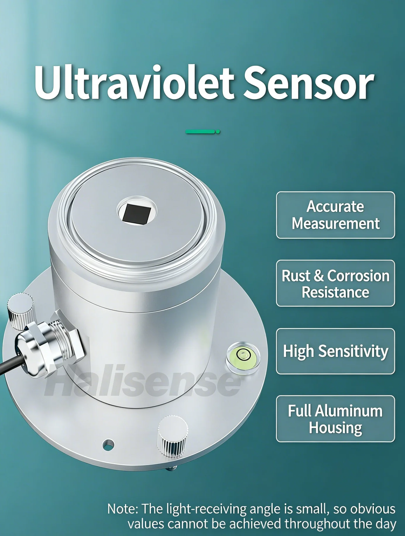 Ultraviolet Radiation Transmitter 0-5V 0-10V 4-20mA RS485 UV Index Erythema Meas