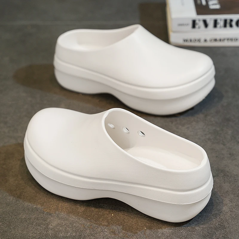 Fashion Men Women Slippers Indoor Garden Clogs Waterproof Chef Shoes Beach Sandal Slippers For Pet Workers Outdoor Fishing Shoes