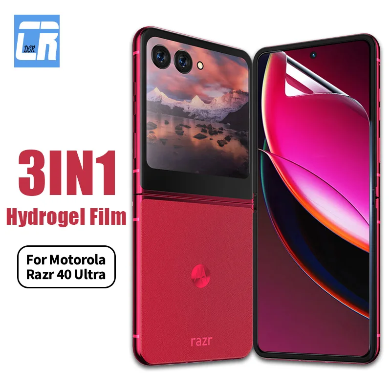 3-in-1 Full Cover Clear HD Hydrogel Screen Protector Film