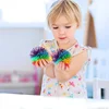 6/8/10cm Jugging Ball Colorful Rubber Wire Ball Toy For Kids Anti-Stress Stretchy Ball Children's Novelty Toys Funny Rubber Toy 4