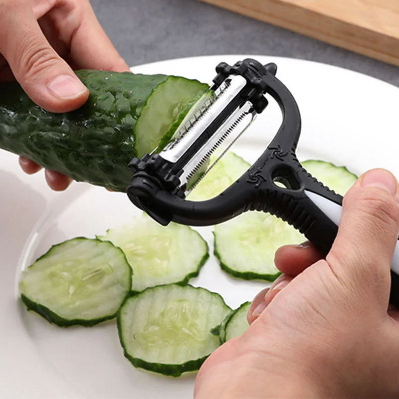 

Multifunctional 360 Degree Rotary Kitchen Tool Vegetable Fruit Potato Carrot Peeler Grater Turnip Cutter Slicer Melon Gadget