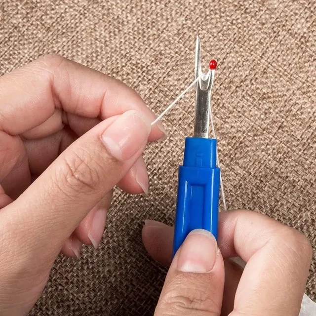 5PCS Sewing Seam Ripper Kit Blue Sewing Stitch Thread Unpicker Cutter Remover for Sewing Crafting Needlework Embroidery Tool 5