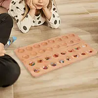 Wooden Folding Mancala Board Game Classic Strategy Game for Party Ages 7+ 1