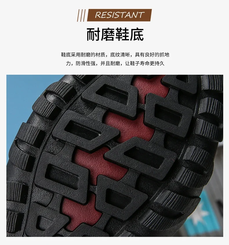 Größe 47 Echtleder Herrenstiefel Herren Schneestiefel Outdoor Super Warme Winter Knöchelstiefel Wasserdichte Motorradstiefel Sneakers – Detail 12