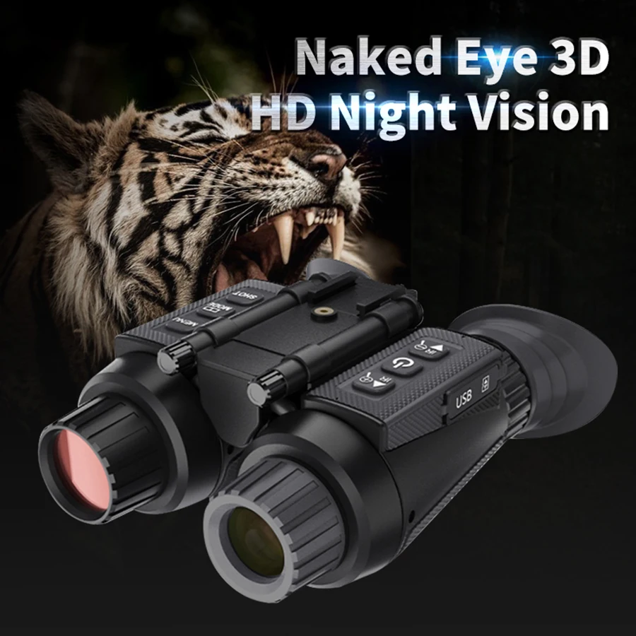 

Night Vision Device HD 3D IP54 Waterproof 6X Digital Zoom Infrared Binoculars For Camping Hunting Full Dark 300M
