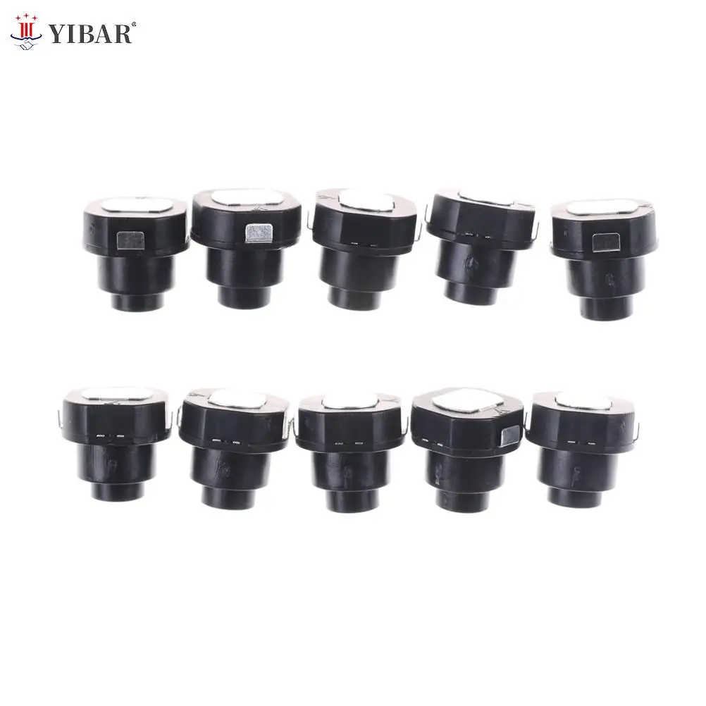 

10pcs/lot Flashlight Torch Part Round Push Button Switch Black DC 30V 1A 10mm x 10mm (D*H) Wholesale