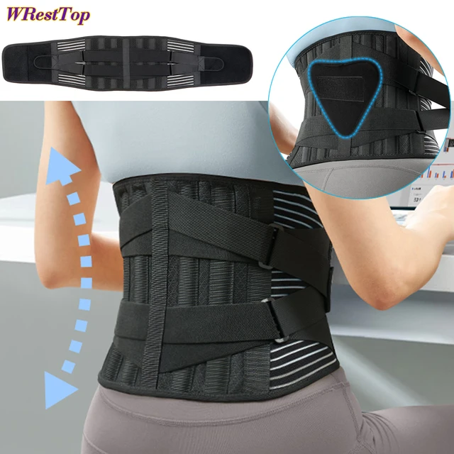 허리 통증 완화와 척추 부상 예방을 위한 WRESTTOP 허리 패드