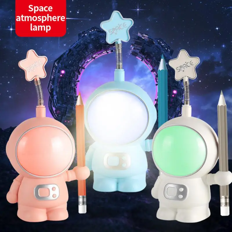 

Desk Lamp Universal Dimmable Charging Pen Holder 6 Color For Student Study Reading Book Lights Creative Eye-protection
