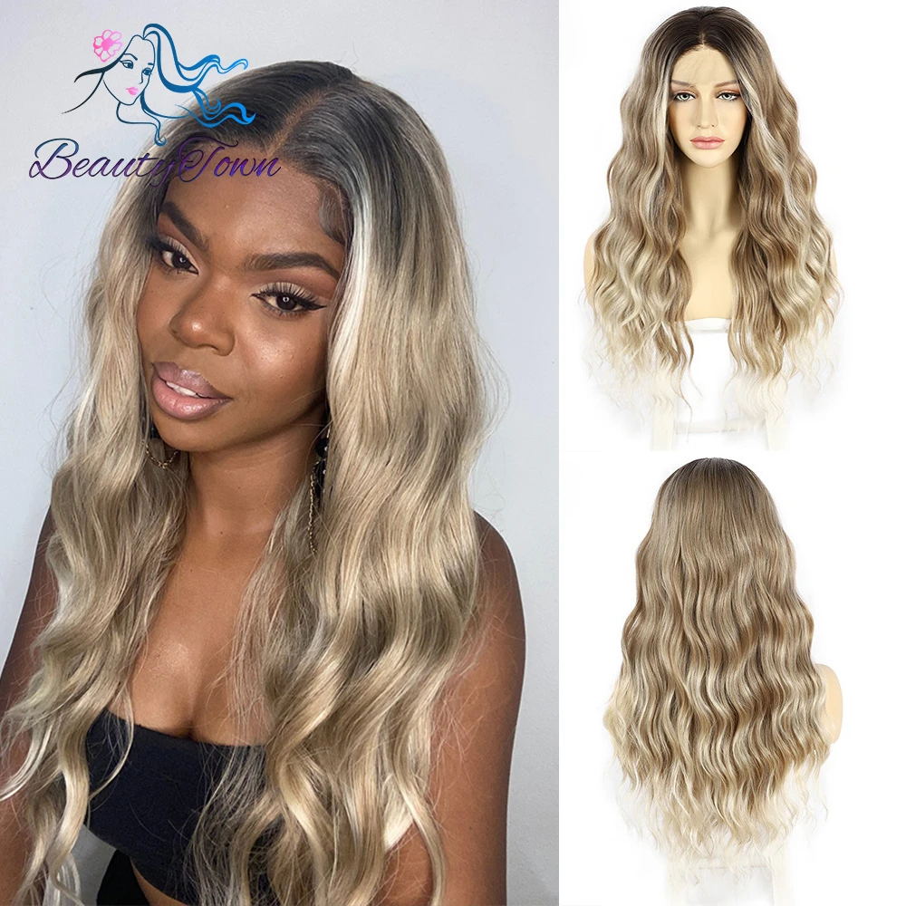 Blonde Highlight Lace Front Wig Hd Lace Brown Blonde Lace Front Wig
