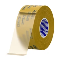 Strong Sticky Yellow Double Sided Cloth Base Tape Grid Transparent High Viscosity Waterproof Strong Fixing Carpet Traceless Wall 1